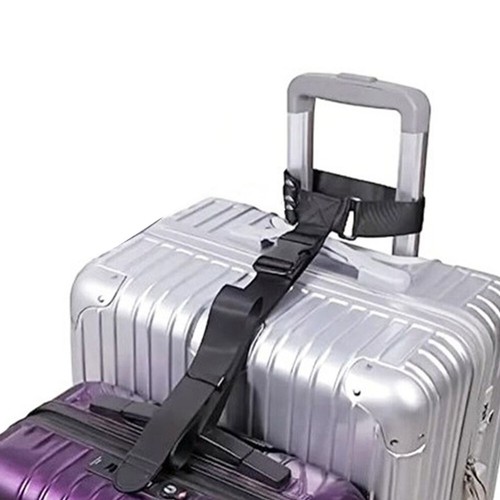 1 Set Luggage Connector Straps Adjustable Suitcase Strap Belt Luggage Clip Link