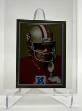1982 Topps Stickers Joe Montana FOIL Football Card #70 NM FREE SHIPPING