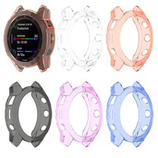 TPU Protective Cover Case Watch Frame for Garmin Fenix7/ Fenix 7 Solar/ Fenix 7