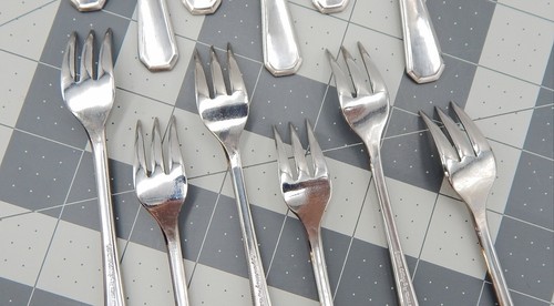 Tenedor de cóctel Supreme Cutlery by Towle Chestnut Hill acero inoxidable Japón 12 piezas - Imagen 11 de 16