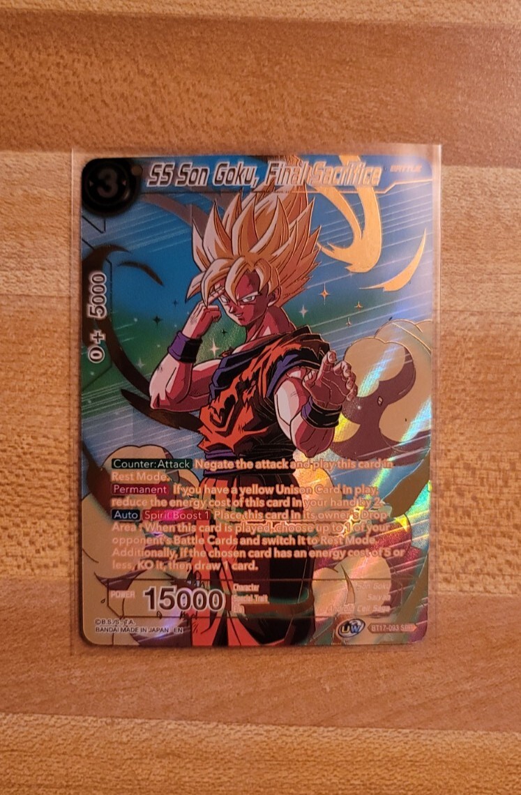 DBS SS Son Goku, Final Sacrifice - BT17-093 - SPR Ultimate