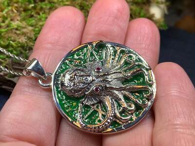 Great Cthulhu Silver Pendant by Oberon