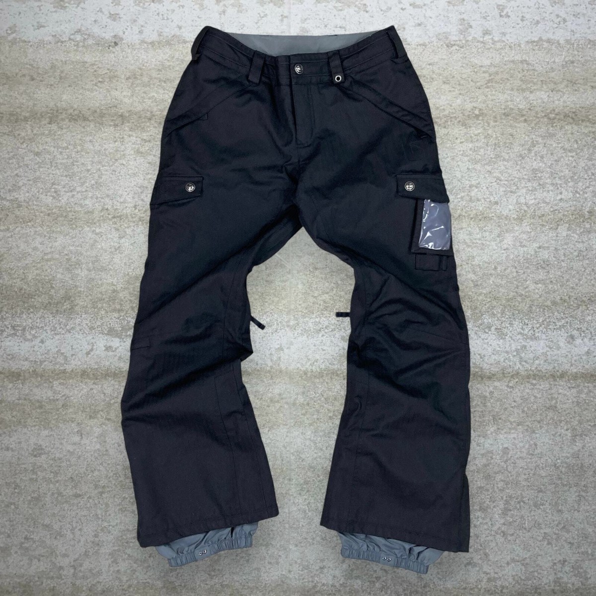 Vintage Burton Snow Pants 30x30 Jet Black Water Resistant Vintage Burton Snow Pants 30x30 Jet Black Water Resistant