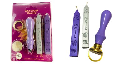 Wachssiegel Starter Set Kit oder Münzdesigns kaufen. Haustiere Hund Katze Vogel Bienen Stempel. (2)