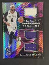 2016-17 Panini Spectra Triple Threat Materials Pink #11 DeMarcus Cousins 49/49
