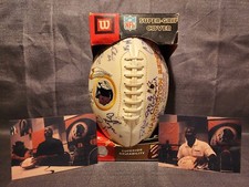 Washington Redskins Team Autographed Football 21 Signatures