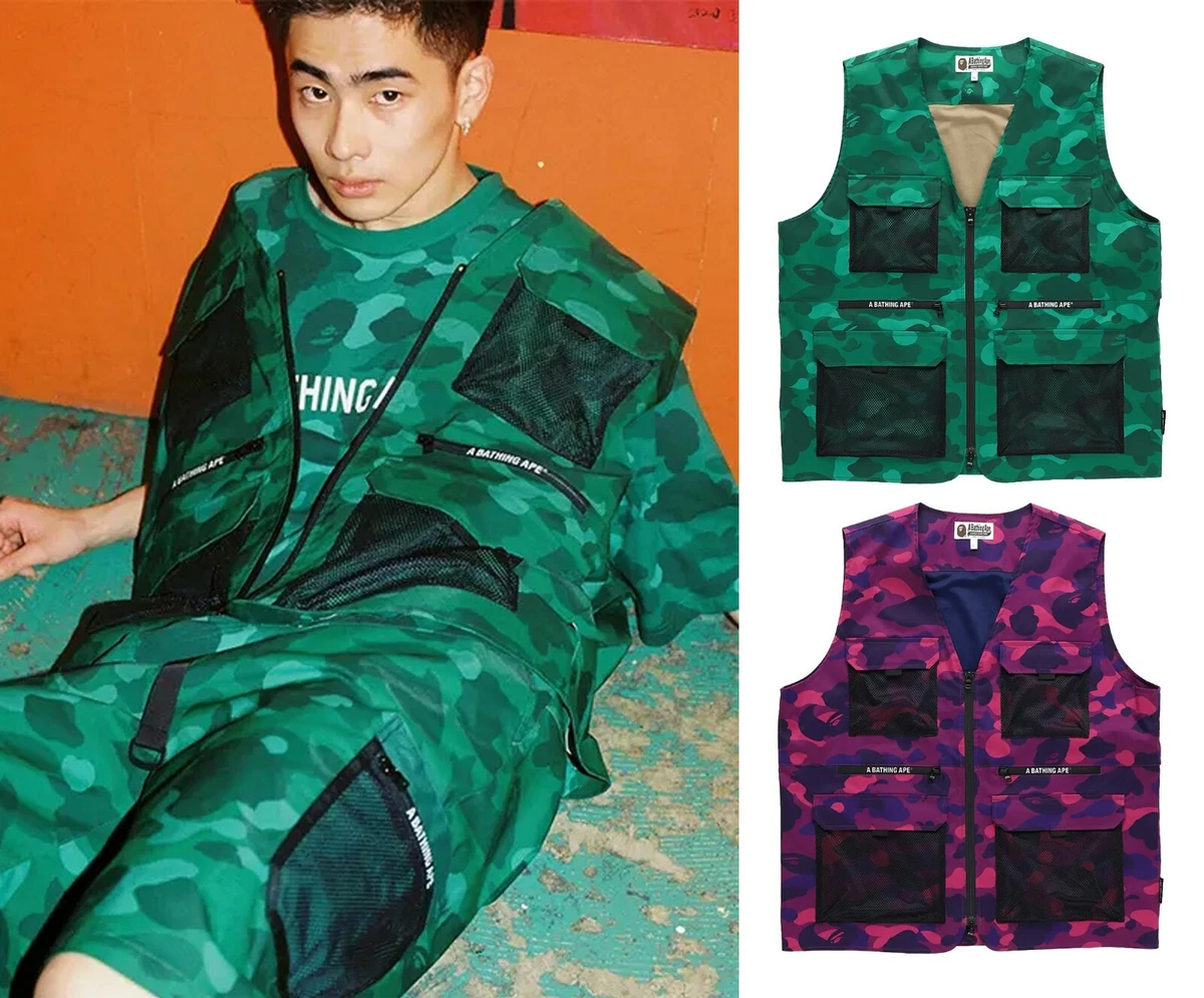 Bape sales camo vest