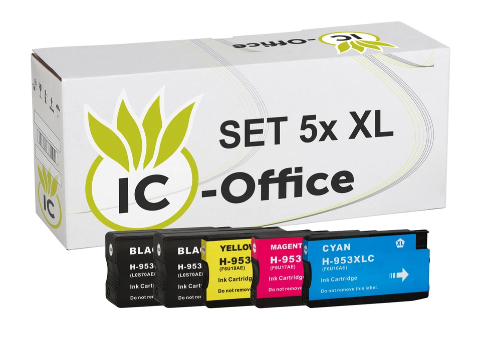 5x TINTE für HP 953XL OfficeJet Pro 8210 8218 8710 8715 8716 8720 8725 8730 8740