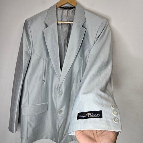 Buffalo Country Vintage Western Wear Blazer Mens 40R Cowboy Sports Coat