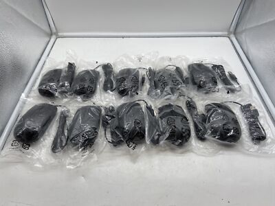 Lot of 10 New Dell MS116T1 Optical USB Wired 3- Button Scroll Wheel Mouse 09NK2