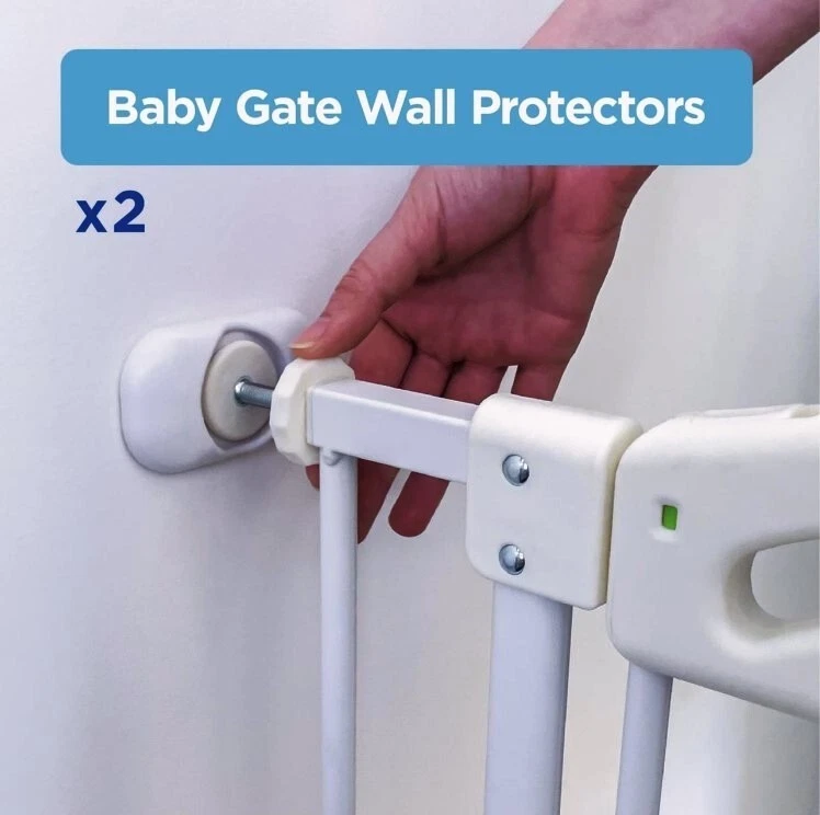 Baby gate that attaches to cheap wall