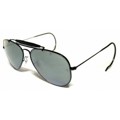 RAY BAN 3030 58 Outdoorsman Cobra - Customized Remix - Black/Silver Mirror