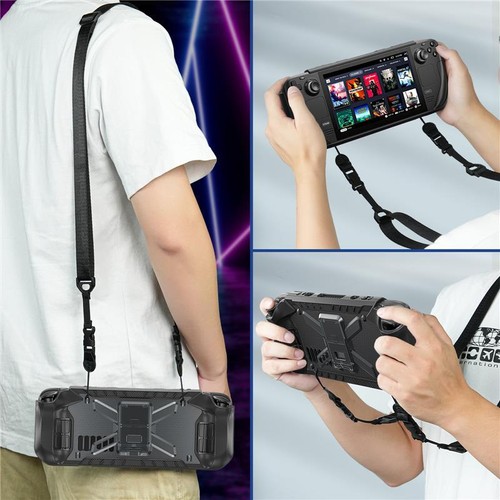 Funda a prueba de golpes para cubierta de vapor cubierta protectora soporte correas de hombro resistentes - Imagen 11 de 14