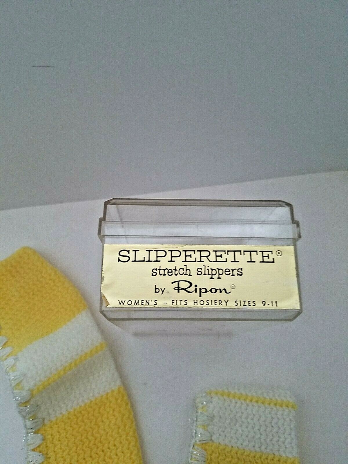 PANTOFOLA D’ORO Ciabatte vintage ciabatte elasticizzate di Ripon taglia 9 11 giallo bianco margherita