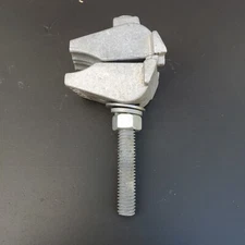 (50 Qty) MACLEAN POWER SYSTEMS  J26716 Guy Bonding Clamp, 5/8-1" Twin eye Rod 