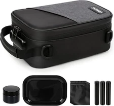 Smell Proof Bag with Combination Lock - Smell Proof Stash Box for Storage and Tr