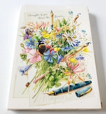 Hallmark Stationery Portfolio Marjolein Bastin Nature's Sketchbook Flowers NEW
