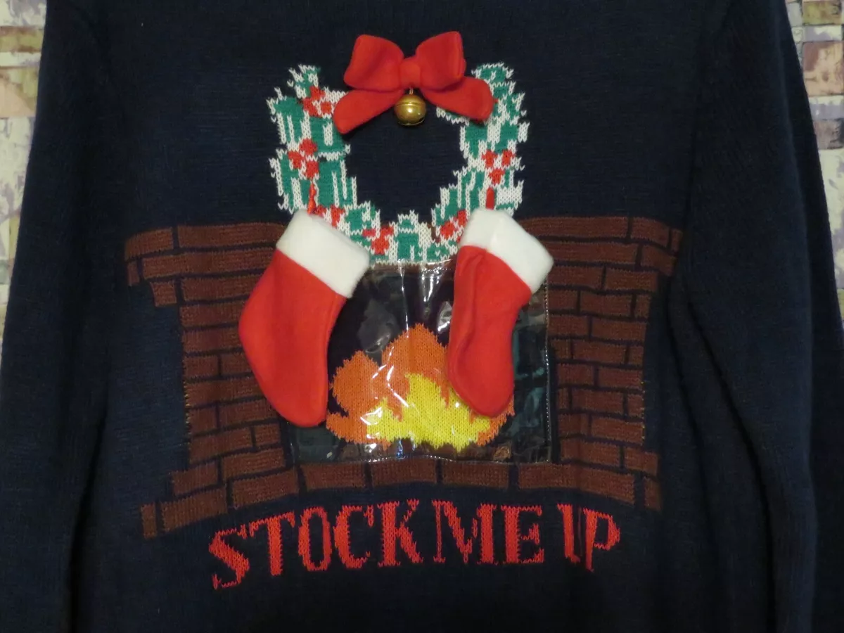 Fireplace ugly hotsell christmas sweater