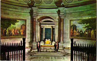 The National Archives Exhibition Hall Washington DC Postcard Unposted