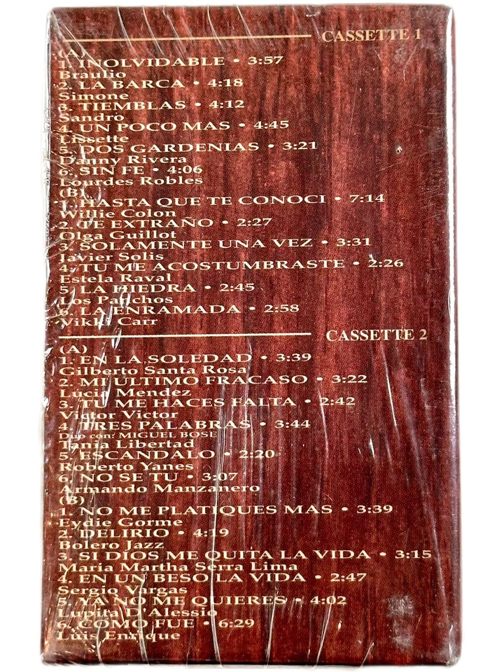 LA ESENCIA DEL BOLERO 2-Cassette Nuevo Sellado Latin Rara Musica Braulio Garcia - Image 3 of 4