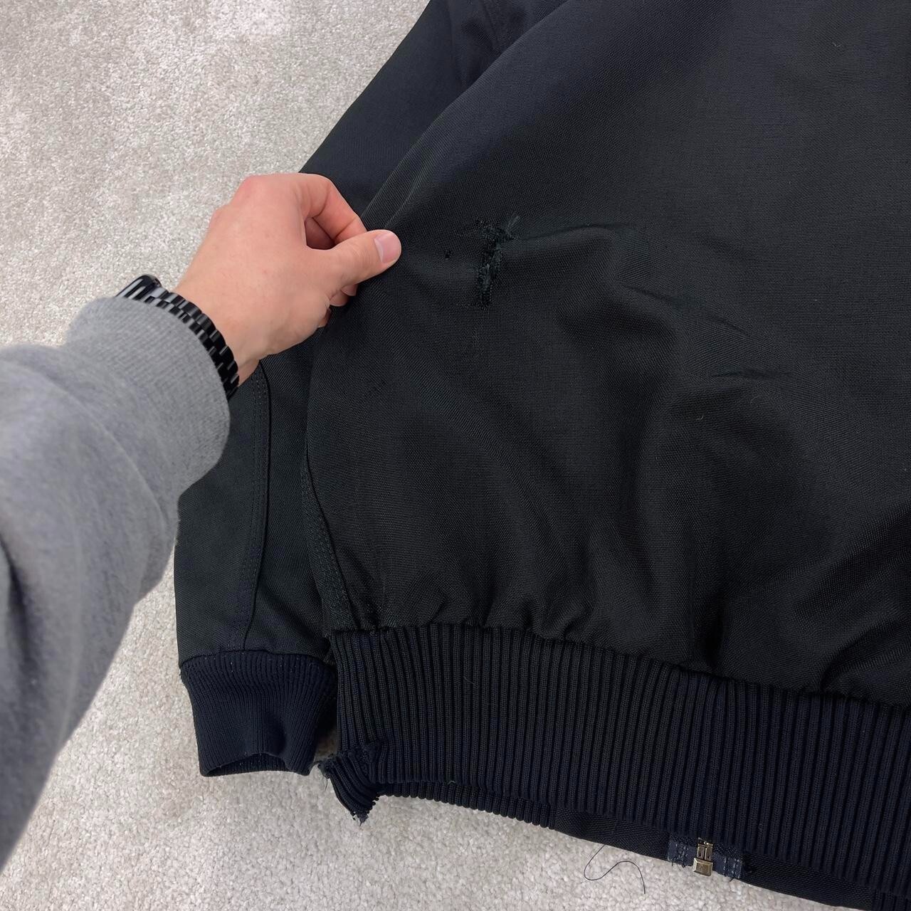 Black Carhartt Active Jacket - Small - Durable OG American Workwear image 8