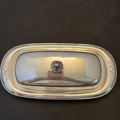 Silver Plate Butter Dish Vintage - Picture 3 of 6