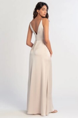 prosecco bridesmaid dress La Femme 32804 Prom Dress - Marine Blue main image 0