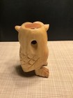 OWLS! Hand carved standing wooden horned owl whistle - hear the hooting video! — photo 3