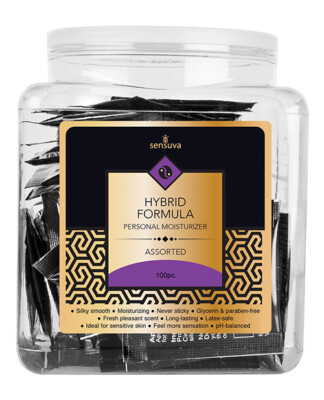 Sensuva Hybrid Personal Moisturizer - Silky Smooth Skin - 100 6ml Foils