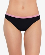 Salt  Cove Juniors' Binding Hipster Bikini Bottoms Swimwear Black Size XL