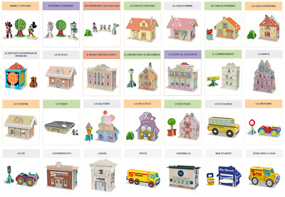 ESSELUNGA THE VILLAGE OF MOUSE AND HIS FRIENDS DISNEY 2022 MINIATURES OF YOUR CHOICE
