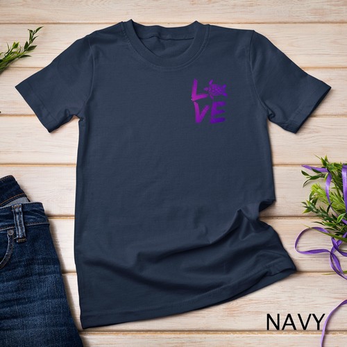 Hot Love Schildkröte Natur Umwelt Ozean Meeresbewohner T-Shirt Unisex T-Shirt - Bild 9 von 15