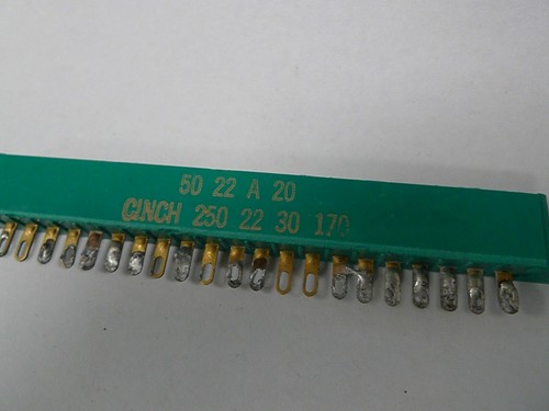 Edge Connector 50-22-A 20 Cinch 250-22-30-170 Single Sided 22 Position - Picture 7 of 12