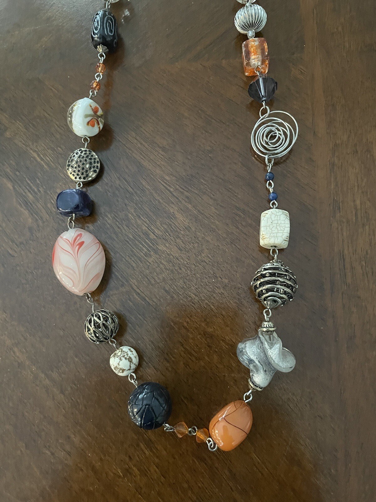 Chico’s Necklace Multicolored statement piece - L… - image 4