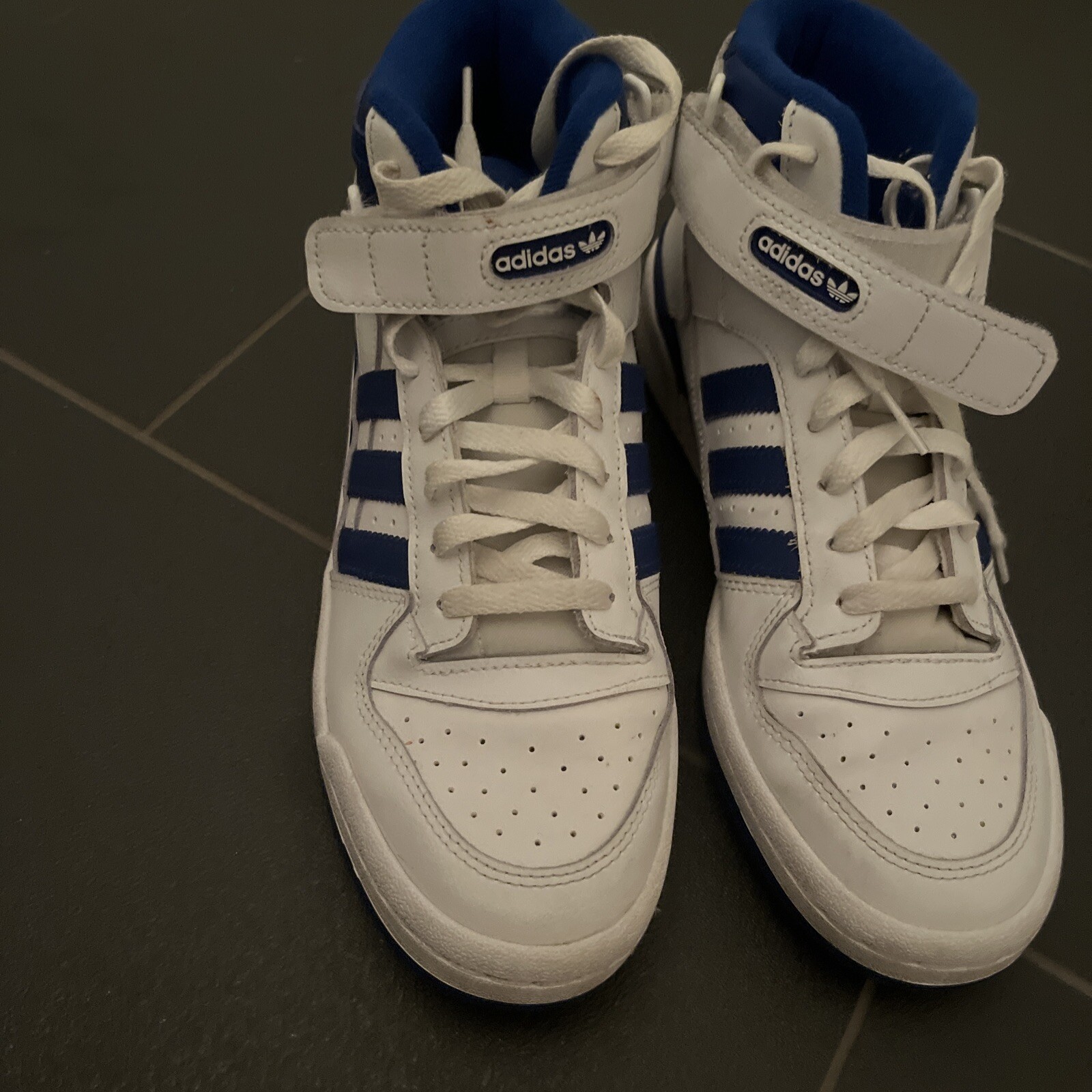 Size 8 adidas Top Ten High White D65161 eBay