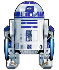Star Wars Kite R2 D2  Tails  Line  Quick Clip