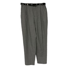 Vintage Worthington women's peak front plaid belted size 14