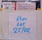 COMMODORE 64/128 -- 18 USED DISKS 5.25"  - WYSIWYG #25/02