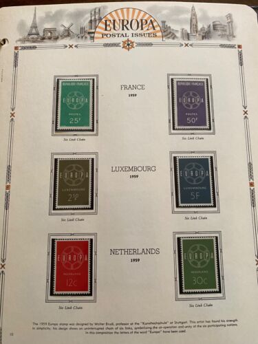 Europa Worldwide Stamps Mint Mounted on a Europa Specialty Album High CV Video - Picture 8 of 24