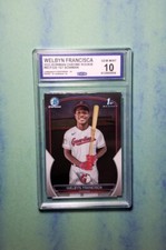 Graded Gem 💎 Mint 10 2023 Bowman Chrome WELBYN FRANCISCA Cleveland Guardians 