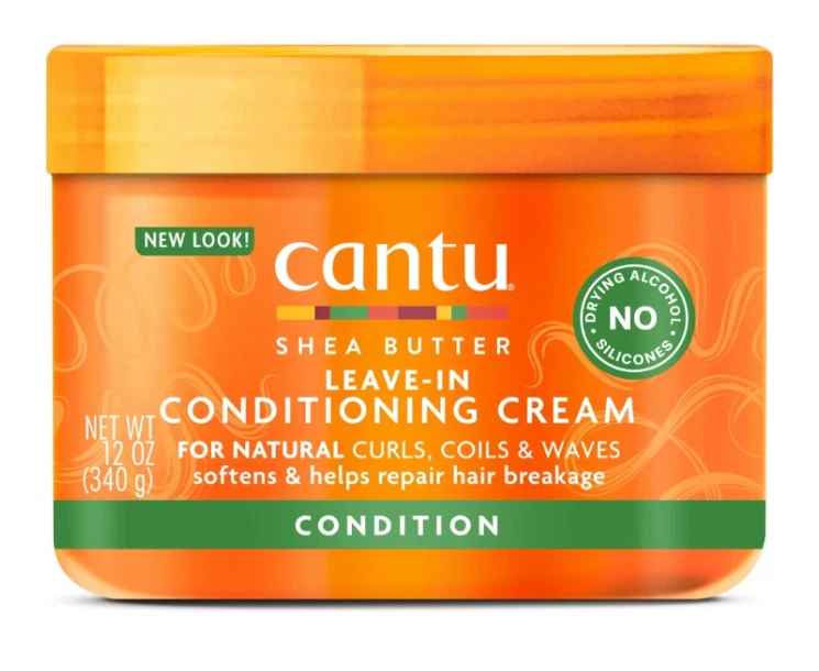 Крем-кондиционер CANTU Leave-in с маслом ши 340 г восстанавливающий крем для волос - Изображение 2 из 4