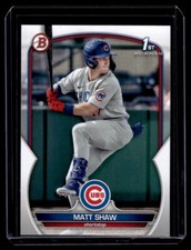 2023 Bowman Draft Matt Shaw Rookie Chicago Cubs #BD-33
