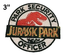 Jurassic Park Movie T-rex Logo Dinosaur Patch Embroidered Iron-on Applique
