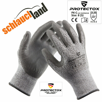 1-1000x Schnittschutzhandschuh Sicherheit Schnittfeste Arbeits- Handschuhe XS-XL
