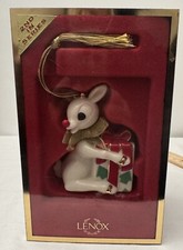 Lenox A Gift For Rudolph Christmas Ornament 2nd In The Series.