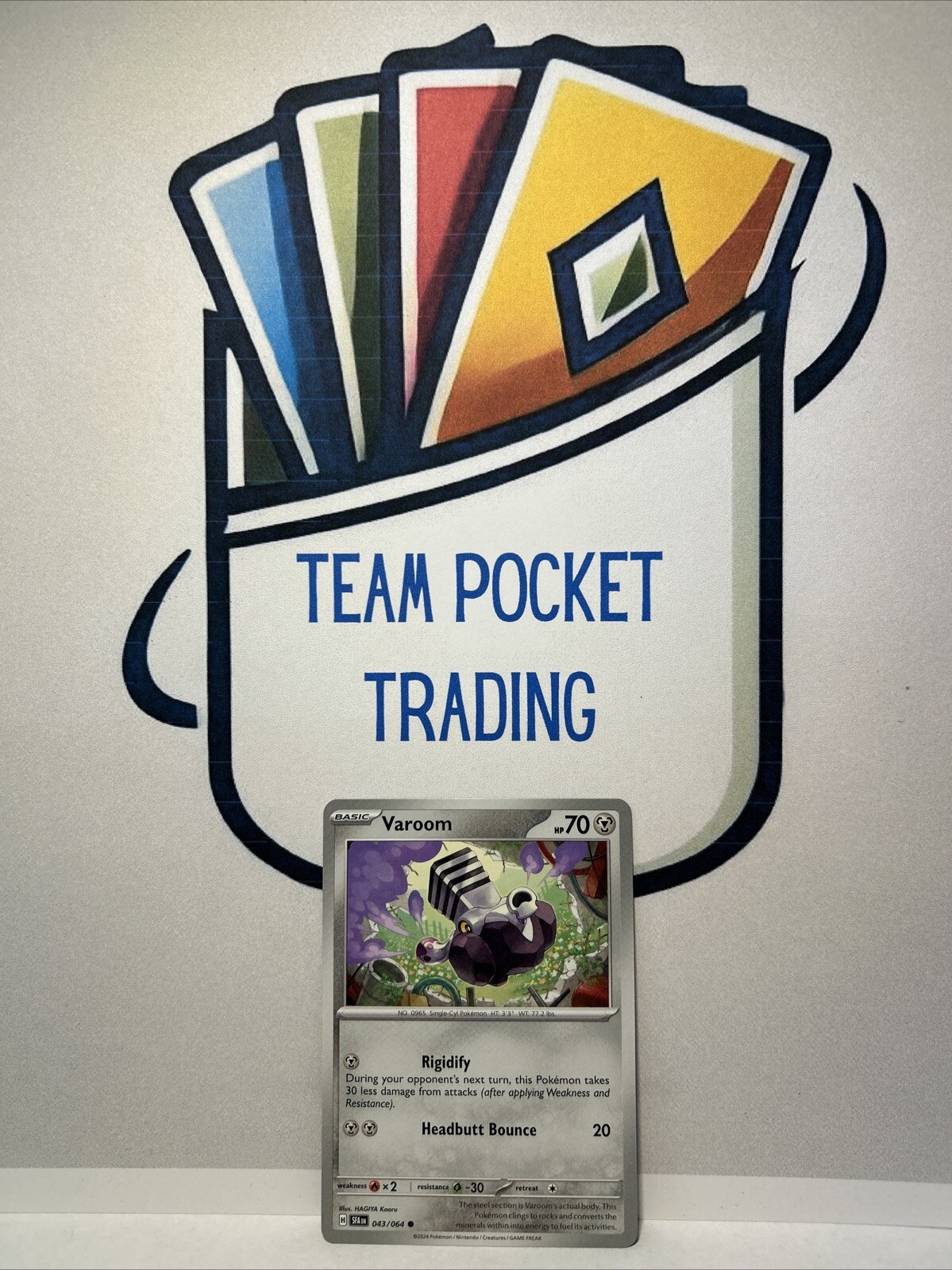 Varoom 043/064 Sv: Shrouded Fable Regular Near Mint Pokémon Card Single