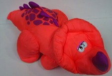 Fisher Price 1992 Puffalump 15" Nylon Dinosaur w/Sound Adorable 2222