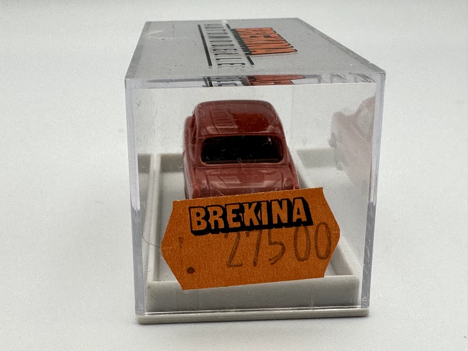 BREKINA TRABANT P50 КУПЕ, КРАСНЫЙ, 1:87 HO МАСШТАБ, НОВЫЙ В КОРОБКЕ, ЛОТ B - Изображение 2 из 4