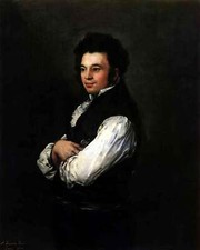 Tubercio Perez Cuervo Painting by Francisco Goya 8x10