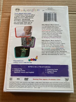 ミュージック BABYL DVD Baby Einstein: Baby Mozart - Music Festival (DVD) Mfg. Sealed